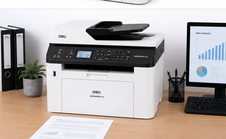 Deli Mono Laser MF, WiFi, Duplex, Network, 28ppm الموديل: M2000DNW-GL