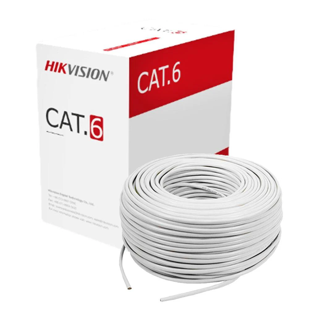 كرتونة 305 متر سلك كاميرات كات6 هيك فيجن cable cat6 hik-vision